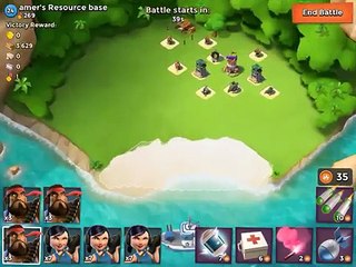 Hammerman's HQ 50 Base! | All Rifleman | Boom Beach