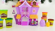 Play Doh Lalaloopsy Christmas Decorated Doll House Playdough Muñeca casa Plastilina DCTC -