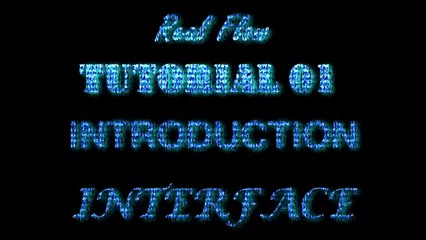 [REAL FLOW] - INTRODUCTION & USER INTERFACE ENGLISH LECTURE 01 FREE