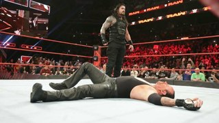 Roman Reigns Spears The Undertaker WWE RAW 3 \20 \17 HD