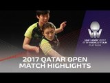 2017 Qatar Open Highlights: Chen Meng/Wang Manyu vs Jeon Jihee/Yang Haeun (Final)