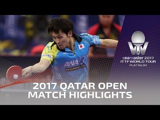 2017 Qatar Open Highlights: Fan Zhendong vs Yuya Oshima (R32)