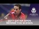 Marcos Freitas' Pre-Match Routine at the Qatar Open