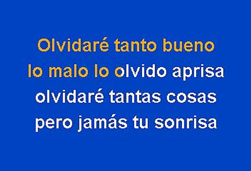 Los Fredys - Tu inolvidable sonrisa (Karaoke)