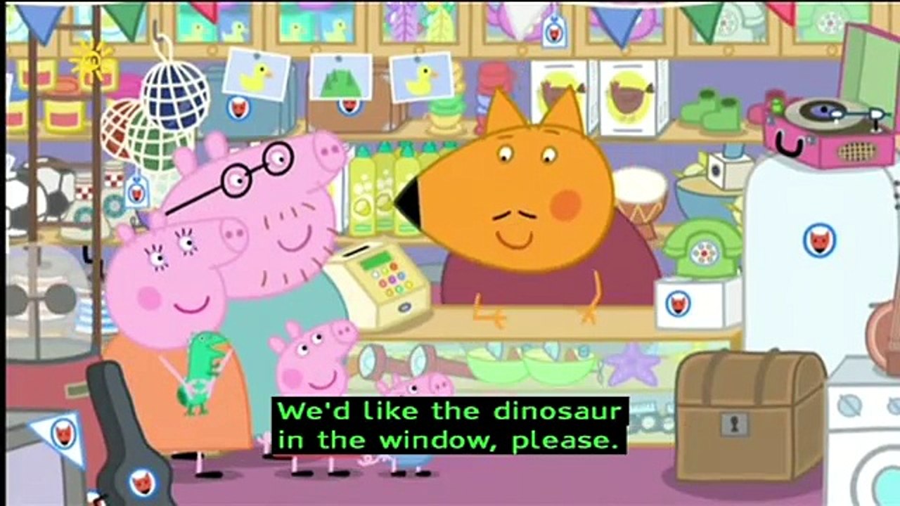 Peppa Pig (Series 4) - Georges New Dinosaur (with subtitles) 7