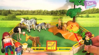 Playmobil City Zoo Toy Wild Animals Building Set Build Review - Learn Wild Zoo Animal Names-tLpV