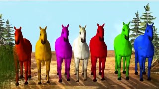 Анимационный Дети Цвет красочный для лошадь Дети питомник рифмы Песня 3d || 3d