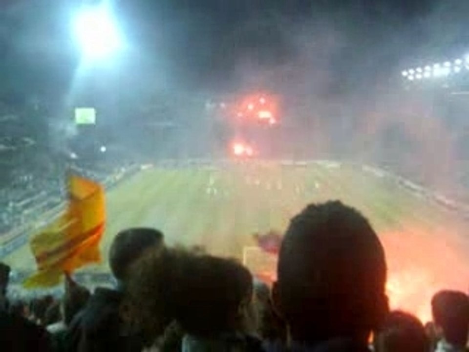 OM PSG fevrier 2007 stade velodrome but pendant le aux armes