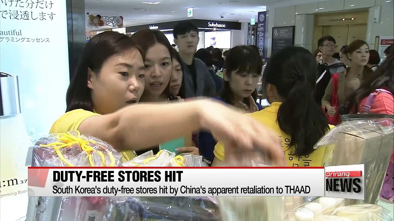S. Korea's duty free stores hit by China's apparent retaliation to THAAD