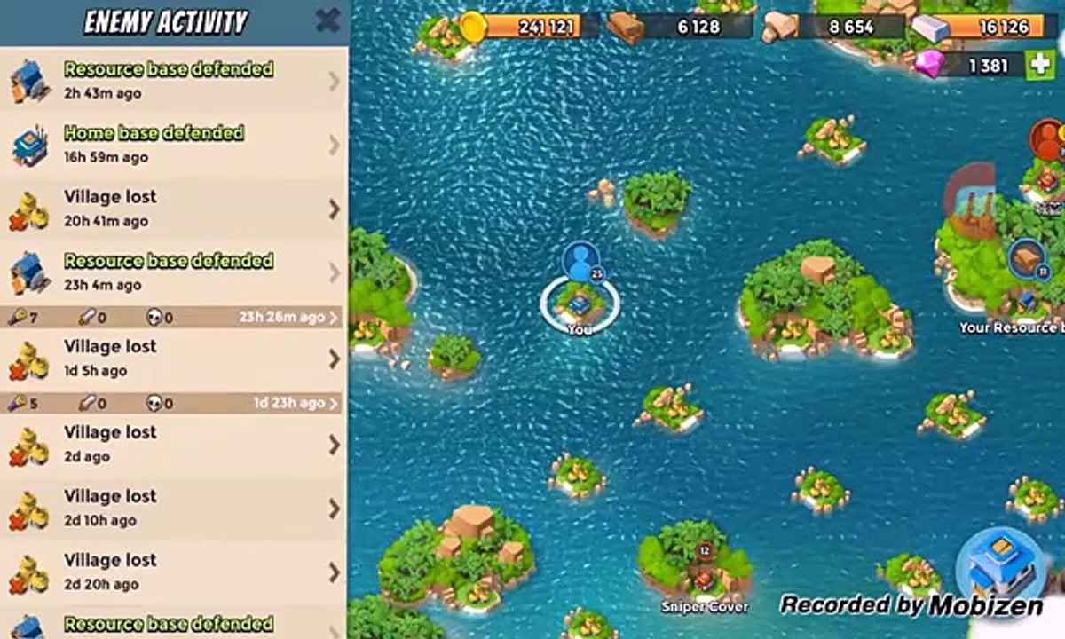 Boom Beach how to capture a lvl 27 stone resource base easy