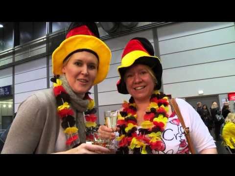 Fans show their colours in Germany