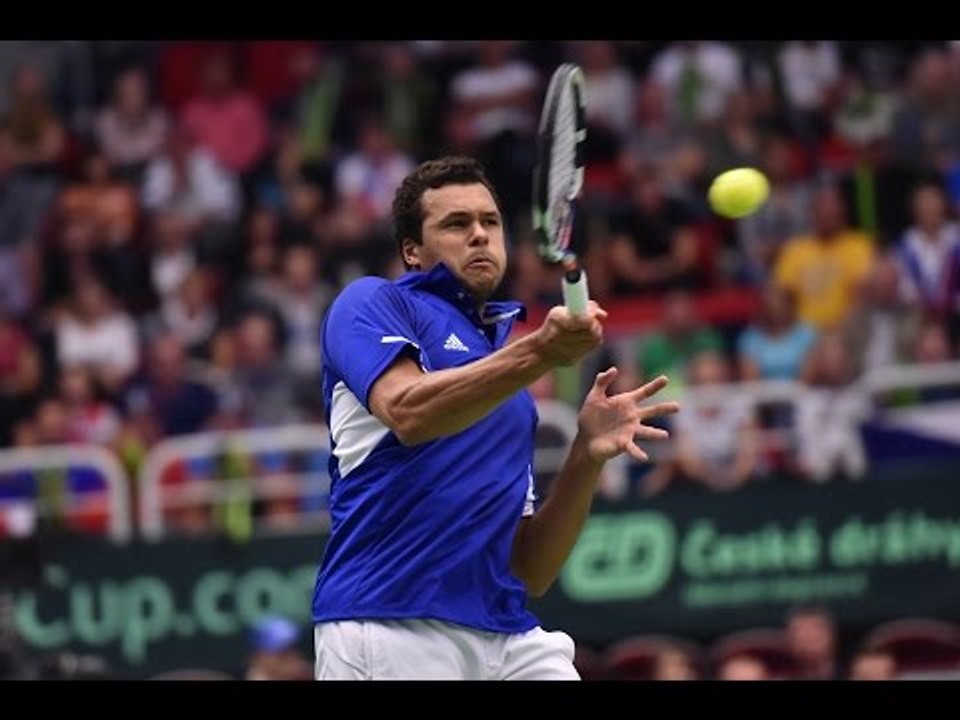 Highlights: Jiri Vesley (CZE) v Jo-Wilfried Tsonga (FRA)