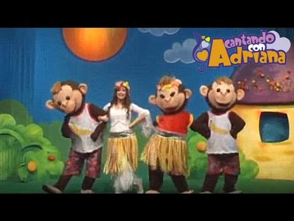 DICEN QUE LOS MONOS - Cantando con Adriana - canciones infantiles