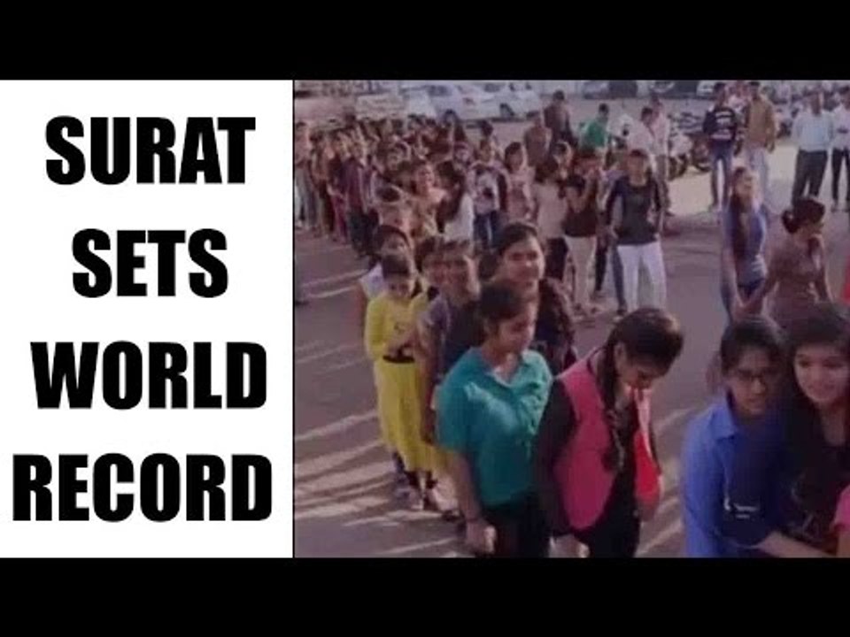Surat sets world record in sweeping exercise, over 2000 people participated - Oneindia News