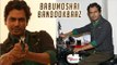 Nawazuddin Siddiqui Plays With Gun During Babumoshai Bandookbaaz Poster Shoot