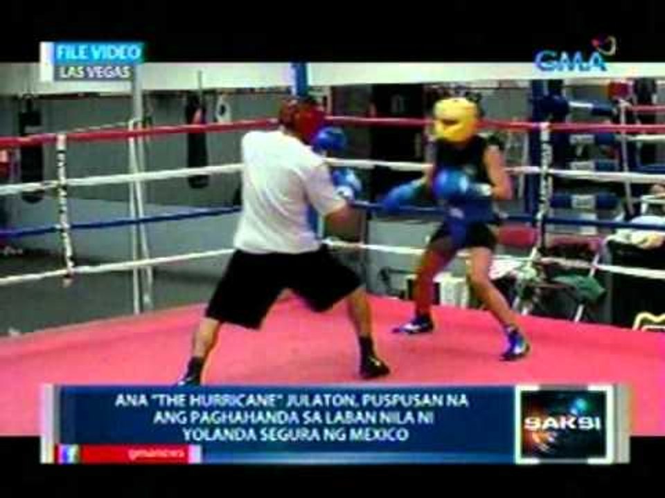 Ana 'The Hurricane' Julaton, puspusan na ang paghahanda sa laban nila ni Yolanda Segura ng Mexico