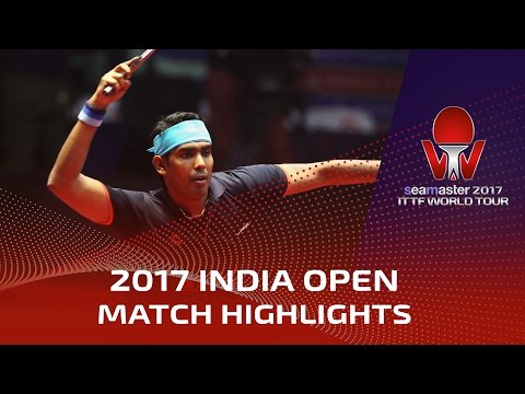 2017 India Open Highlights: Achanta Sharath Kamal vs Paul Drinkhall (1/4)
