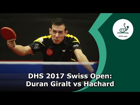 DHS 2017 Swiss Open: Duran Giralt vs Hachard