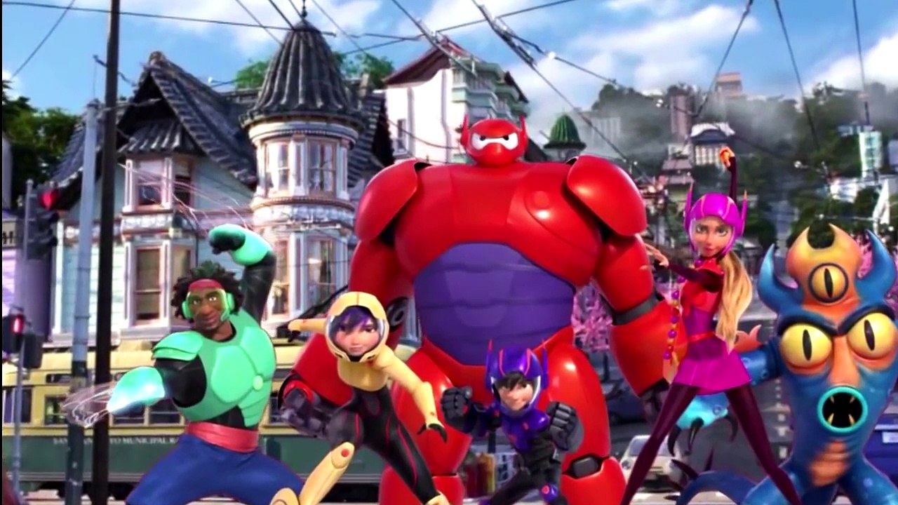 Big Hero 6 Baymax Finger Family Hiro, Gogo, Honey Nursery Rhymes For Kids
