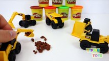 Cement Mixer Dump Truck Wheel Loader Play Doh Construction Toys for Children Kids Play Dou