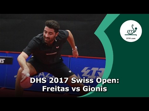 DHS 2017 Swiss Open Quartefinals: Freitas vs Gionis