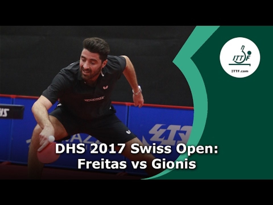 DHS 2017 Swiss Open Quartefinals: Freitas vs Gionis