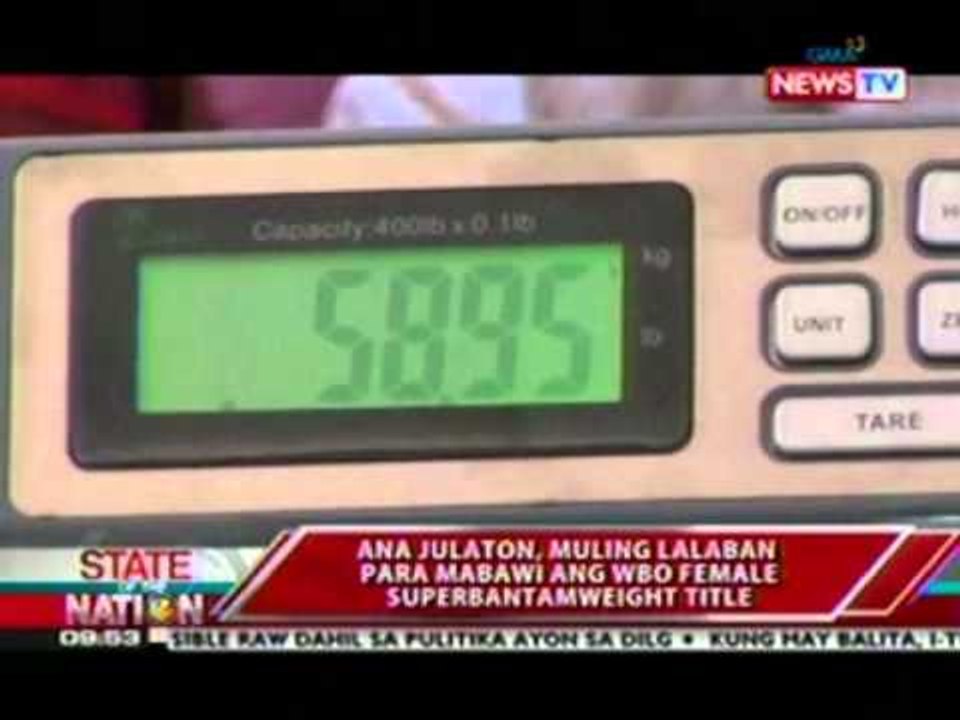 SONA: Ana Julaton, muling lalaban   para mabawi...