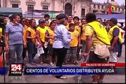 Palacio de Gobierno abre sus puertas para recibir donaciones en favor de damnificados