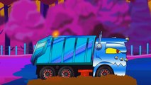 Good Garbage truck vs Evil Monster Trucks _ Learn Vehicles for kids _ Truck Cartoon for kids-RMD