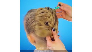 12 CUTE HAIRSTYLES TO BE READY IN ONE MINUTE----Beauty Tips