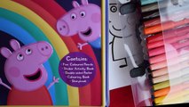 Peppa Pig Coloring Book Pages for Children with George Fun Art Activities Video for Kids