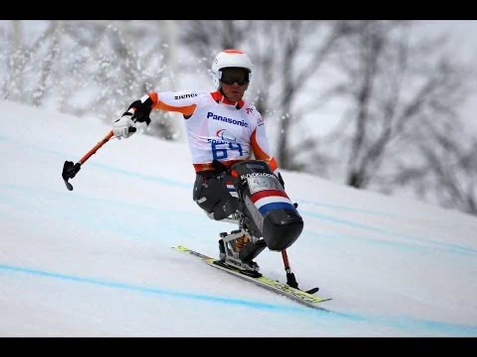 Kees-Jan Van der Klooster | Men's super-G sitting | Sochi 2014 Paralympic Winter Games