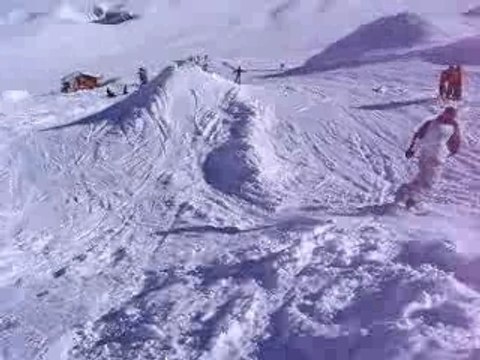 Slide snow park tignes val d'isere