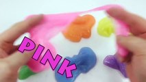 DIY How To Make Glitter Slime Kinetic Sand Poop Learn Colors Slime Clay