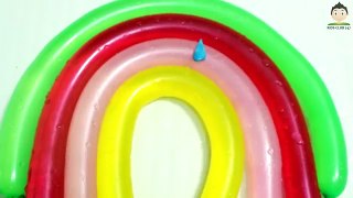 5 Water Balloons Compilation - Learn Colors With Finger Family Song Rhymes & Polka Dot Balloons