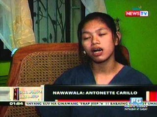OC: Nawawala: Antonette Carillo
