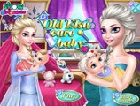 Babysitting Disney Frozen Princess Anna & Baby Alive Doll who Poops Wets Diaper - Toy Play