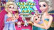 Babysitting Disney Frozen Princess Anna & Baby Alive Doll who Poops Wets Diaper - Toy Play