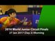 2016 ITTF World Junior Circuit Finals - Day 2 (Morning)