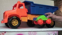 Toy Trucks For Kids - SEMI TRUCK TONKA Big Rig Off-Road Transporter Tractor Trailer Disney