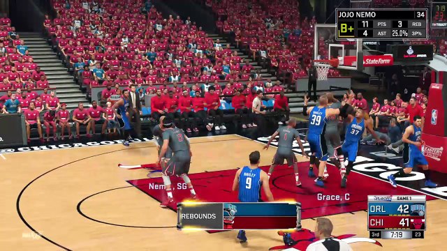 NBA 2K17 Final Season eastern conference Finals Game 1 dunk