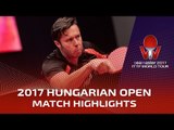 2017 Hungarian Open Highlights: Vladimir Samsonov vs Shang Kun (1/4)