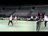 2014 Fed Cup Final | Official Fed Cup - Kvitova & Pala play soccer!