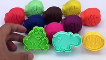 Learn Colors with Play-Doh Molds Modelling for Childrens Cars