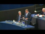 Strasburgo - Gentiloni al Parlamento europeo riunito in seduta plenaria HD (15.03.17)