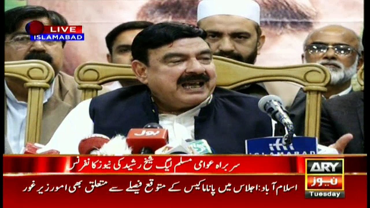 Sheikh Rasheed shares post Panama case strategy
