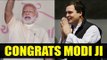 Rahul Gandhi congratulates PM Modi for winning in UP, Uttrakhand | Oneindia News