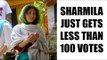Irom Sharmila gets less than 100 votes, loses to Manipur CM: Oneindia News