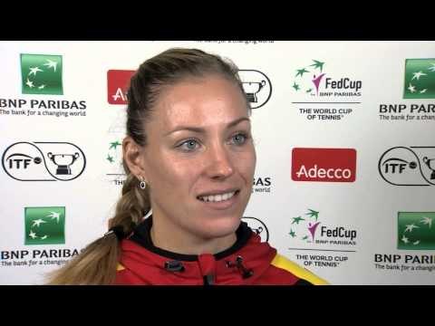 2014 Fed Cup Final | Official Fed Cup - Angelique KERBER GERMANY Interview
