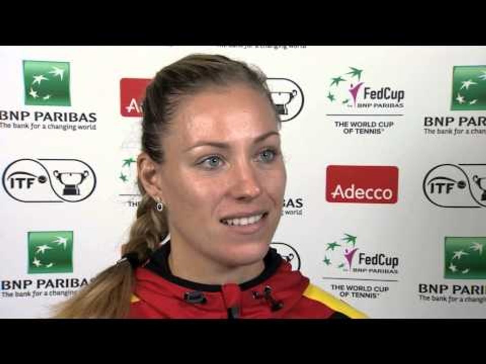 2014 Fed Cup Final | Official Fed Cup - Angelique KERBER GERMANY Interview